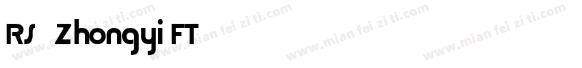 RS Zhongyi FT字体转换